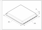 Electrolux 3532458043 Противень (глубокий) 466x385x40mm для духовки  0
