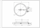 Конфорка для склокерамічної поверхні Electrolux D=180mm 1800W 3740636216 0
