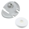 Electrolux Dishwasher Lower Basket Wheel With Axis 50269761008 2 in pack. 0