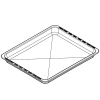Oven Drip Tray Electrolux 8583532458046 466x385x40mm 0
