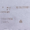 Electrolux 140062707025 Конфорка 1700W D=180/120mm для стеклокерамической поверхности  3