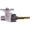 Кран газовый средней горелки для газовой плиты Zanussi 3429042389 1