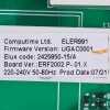 Electrolux 2425850159 Refrigerator Not Configured Electrolnic 2