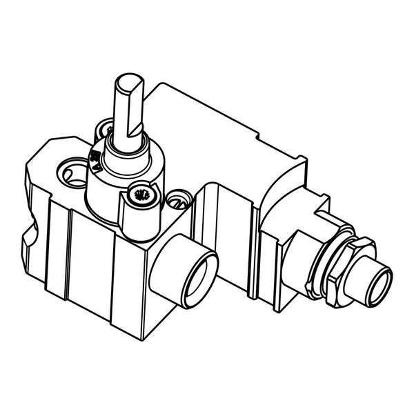 Кран газовый духовки для газовой плиты Electrolux 3577383411