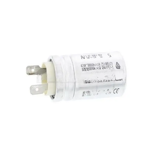 Electrolux 23203862 Пусковий конденсатор 5uF 420V (2 клеми) для пральної машини