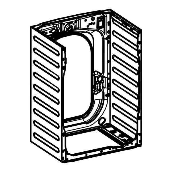 Electrolux 8086571257 Washing Machine Rear Housing