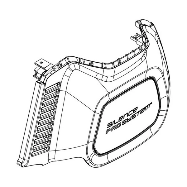 Electrolux 140006480200 Левая часть корпуса для пылесоса